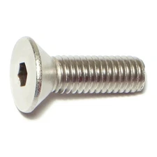 3/8"-16 x 1-1/4" 18-8 Stainless Flat Socket Cap Screws (10 pcs.)