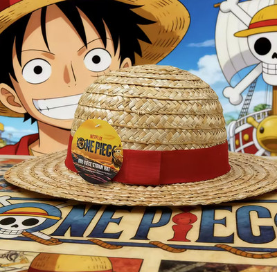 ONE PIECE - Authentic Luffy Straw Hat (Braided Straw)