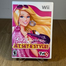 Barbie Jet Set & Style Nintendo Wii CIB Tested Authentic Fashion Game