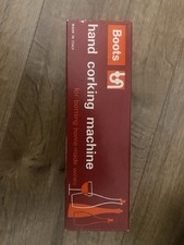 Boots Hand Corking Machine With Box and instructions Wine Making