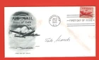 Fritz Karch German Luftwaffe World War 2 Ace 41 "Kills" SIGNED First Day Cover