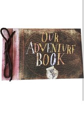 Scrapbook Photo Album,Our Adventure Book Scrapbook, Embossed Words Hard Cover Mo