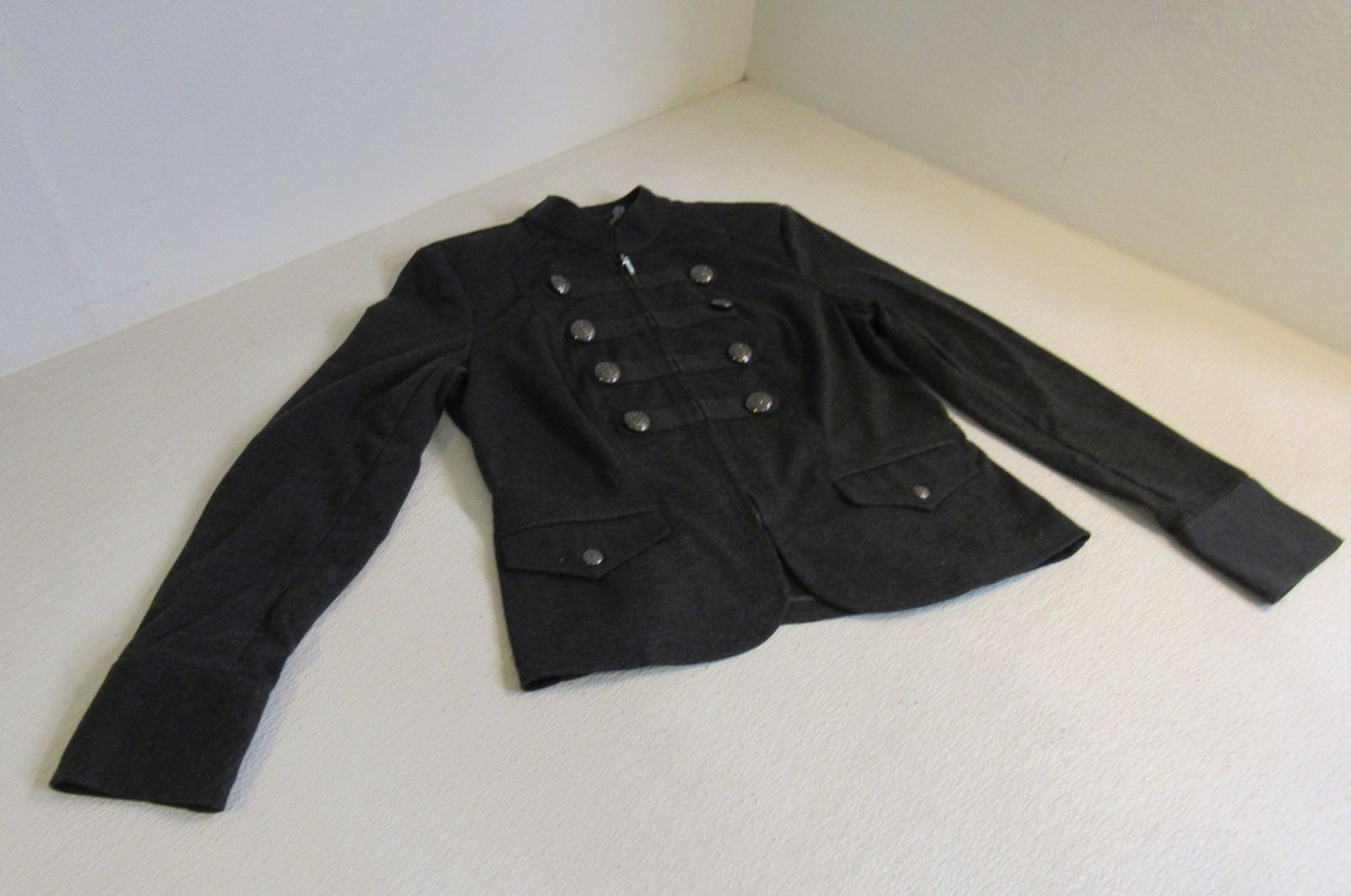 INC Jacket Medium Black/Dark Gray Female Adult Size M