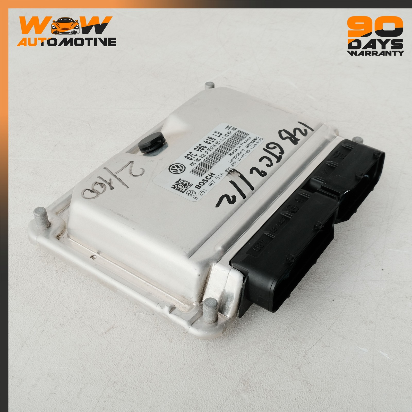 12-17 BENTLEY CONTINENTAL GTC ENGINE COMPUTER CONTROL MODULE ECU ECM SET OEM