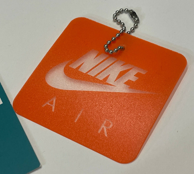 NIKE AIR HANG TAG KEYCHAIN JORDAN III 3 IV 4 RETRO MAX 1 90 FIRE