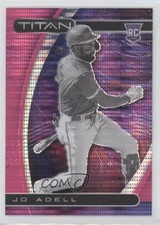 2021 Panini Chronicles Titan Pink Pulsar Prizm Jo Adell #14 0nr3