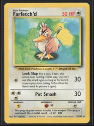 Farfetch'd 27/102 Base Set Unlimited Uncommon Pokémon Card