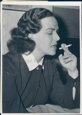 1939 Photo Press Arlynne Sherman Film Producer Daughter Jail Sentence Pretty