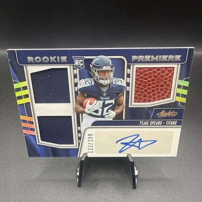 2023 Absolute Tyjae Spears /399 Rookie Premier Materials 3 Patch AUTO #RPM-TSP