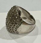 Sterling Silver Antique/Vintage Large Crystal Ring. Size 9.5 — photo 3