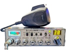 Cobra 29 LTD Classic Mobile CB Radio, 40 Channels, ANL, PA, Mic, Silver