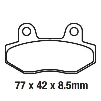 EBC Motorcycle Brake Pads DMX Rear Right for Hyosung ST7 ST 700 i Deluxe 2012-15