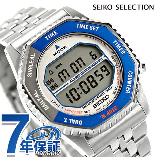 Seiko Selection S Series Rotocall Quartz Battery-Powered Chronograph Watch