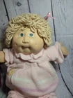 2 Vintage Cabbage Patch Dolls With Clothes. Blonde, Dimples, Green/Blue Eyes
