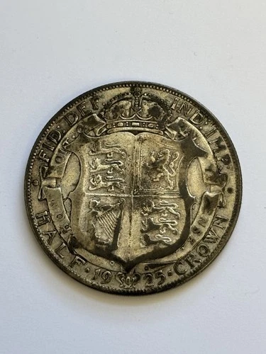 1925 George V Half Crown — photo from the most recent tracked eBay sale