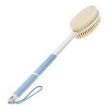 Back Scrubber 17.1 Inch Shower Brush Long Handle Stiff and Soft Bristles Body