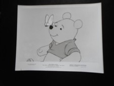WALT DISNEY-WINNIE THE POOH & TIGGER T00-MOVIE STILL PHOTOS-8X10-B&W-2 pcs  ekim