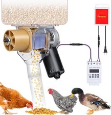 Automatic Chicken Feeder with Timer 16 Groups of Timed & Quantitative Poultry Fe