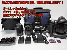 Ready for Shooting OLYMPUS E 3 Bright Zoom 2 Lenses Vertical Grip AA Battery Co