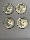 1965-1969 JFK Kennedy Half Dollar - Circulated - 40% Silver - Set of 4 Coins
