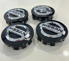 Set Of 4 3.25 Oem Nissan Armada Titan Truck Center Caps Wheel Factory Black.