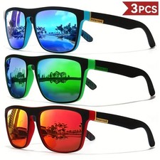 3 Packs Polarized Sunglasses for Men, Lightweight Sun Glasses with UV Protection