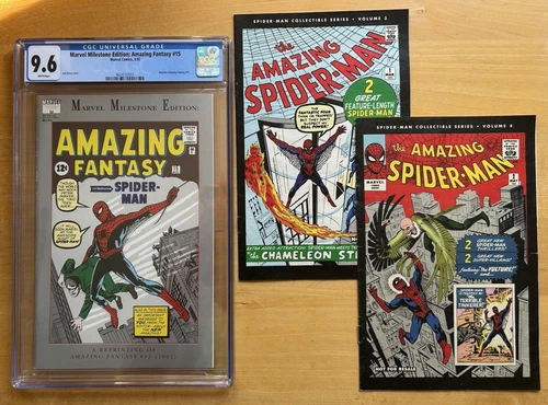 Marvel Milestone Edition Amazing Fantasy #15 CGC 9.6 (1992) Spider-Man + BONUS!
