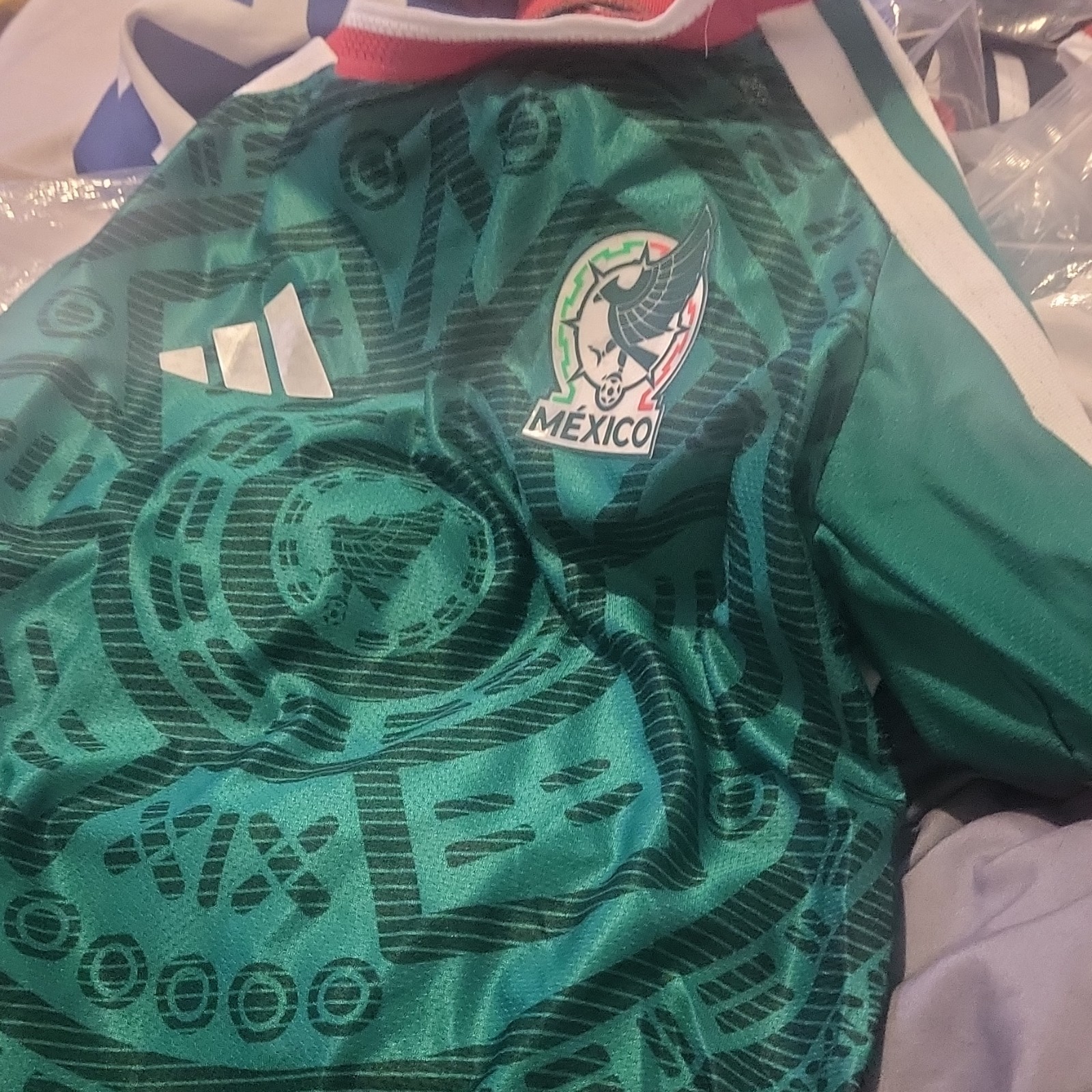 adidas Mexico National Team Soccer Jersey Green White Red XL for a pet