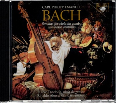 C.P.E Bach - Sonaten für Viola Da Gamba And Basso Continuo / Alessandrini - CD