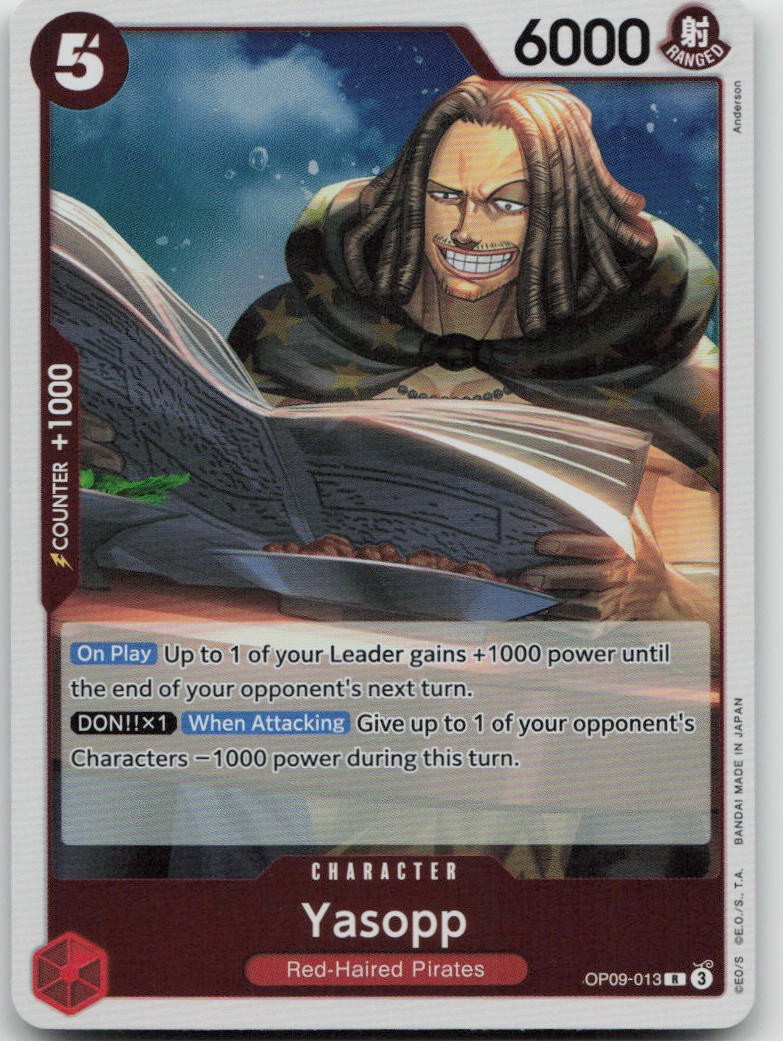 Yasopp OP09-013 Emperors in the New World Foil
