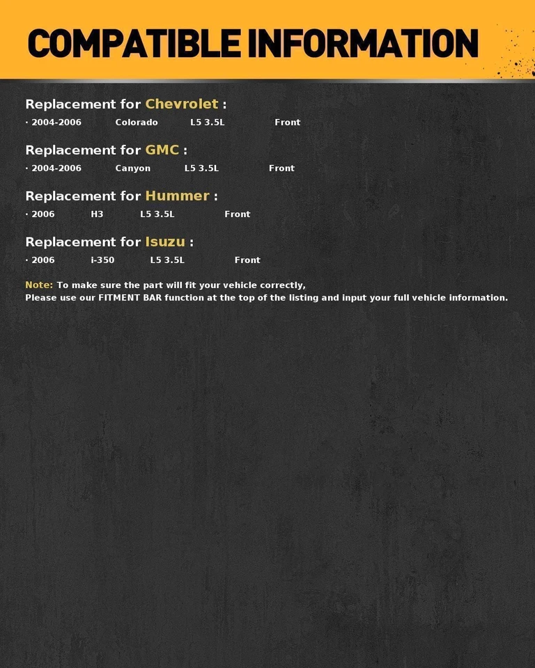 Exhaust Header Manifold For 2006 Hummer H3 3.5L W/Catalytic Converter Foto 3 de 4