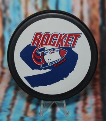 Montreal Rocket QMJHL CHL Defunct Team Official Vegum Slovakia Hockey Puck