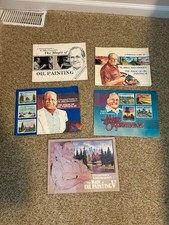 Vintage Lot of 5 W. Bill Alexander  s The Magic Of Oil Painting Books Guides 1-5