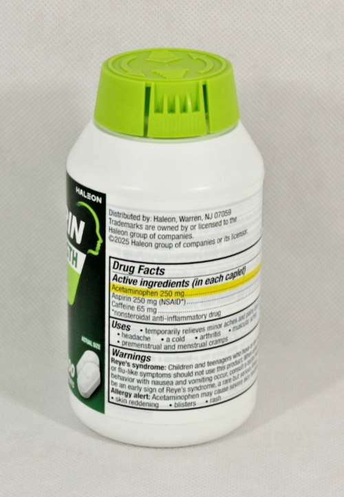 l carnitine headache Excedrin Extra Strength Headache Pain Reliever 300 Caplets New Free Shipping