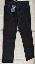 U.S. Polo Assn Big Boys Black Twill Pants Flat Front Size14 New W/tags