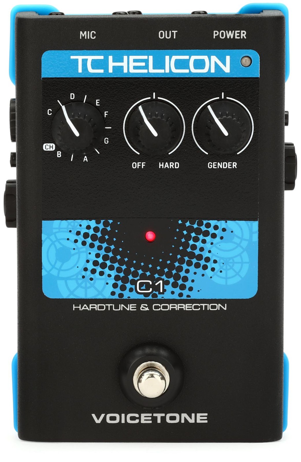 TC-Helicon VoiceTone C1 Педаль жесткой настройки и коррекции высоты звука