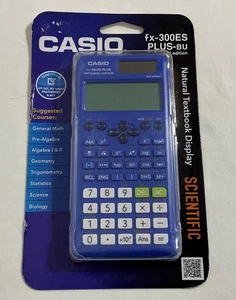Casio fx-300ES PLUS 2nd Edition Scientific Calculator - Blue NEW in BOX