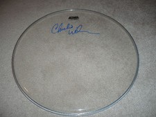 R&B SINGER THE GAP BAND CHARLIE WILSON HAND SIGNED AUTHENTIC DRUMHEAD w/COA