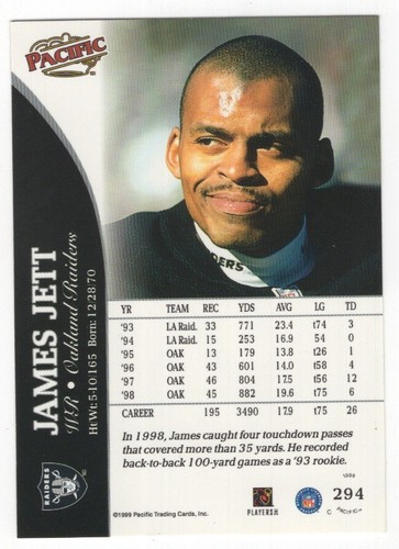 1999 Pacific Football Set Break - Cards #226-450 Pt.2 - 第 111/373 張圖片