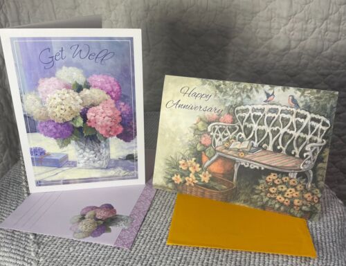 Lot of 10 Greeting Cards Various Types & Sizes All w/Coordinating Envelopes - Picture 3 of 7