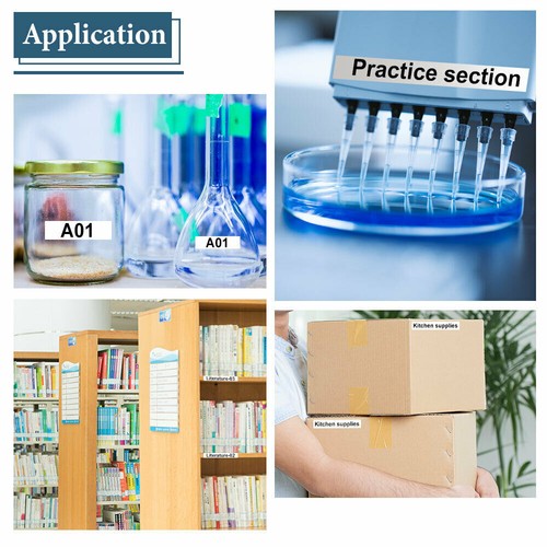 4XBRADY M21-750-499 NYLON CLOTH LABEL, .75" W x 16' L - NEW - FREE SHIPPING - Afbeelding 7 van 8