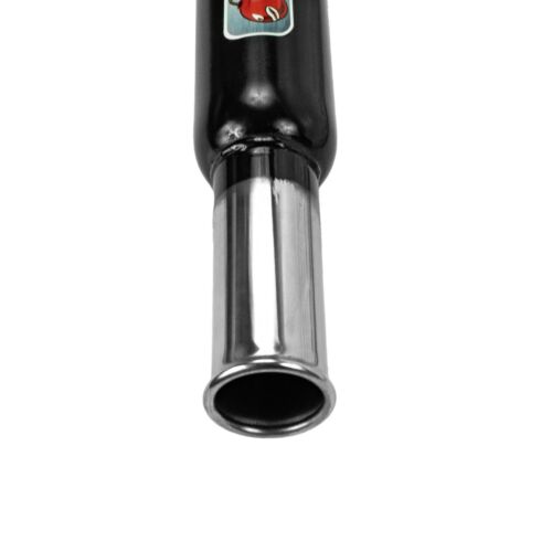 PRO Bomb Universal back box tail pipe exhaust In Gloss Black or Cherry Red Color - Picture 5 of 12