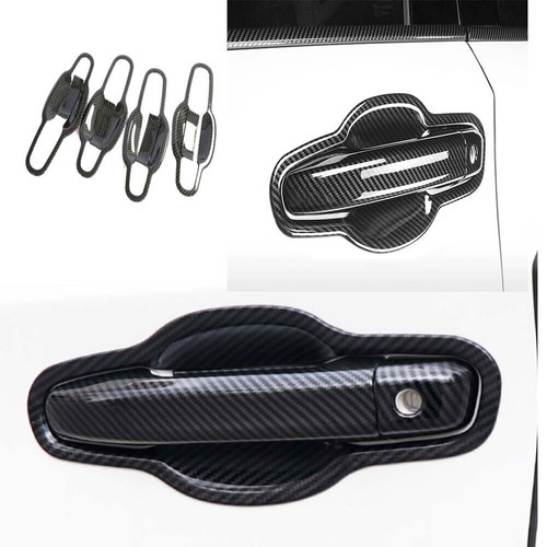 For Chevrolet Malibu 16-2024 ABS Carbon Fiber Exterior Side Door Bowl Cover Trim - Picture 1 of 6