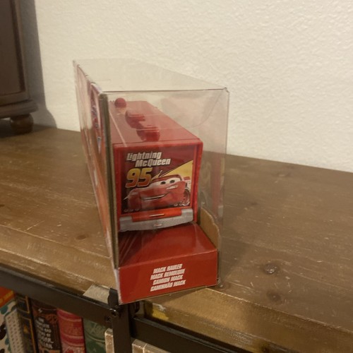 Disney Pixar Cars MACK HAULER Rust-eze Lightning McQueen Diecast Semi Truck NEW - Picture 4 of 5