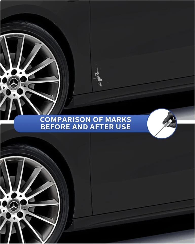 Pluma de pintura de retoque Mercedes 992 7992 - coincidencia exacta gris selenita metálico Foto 4 de 4