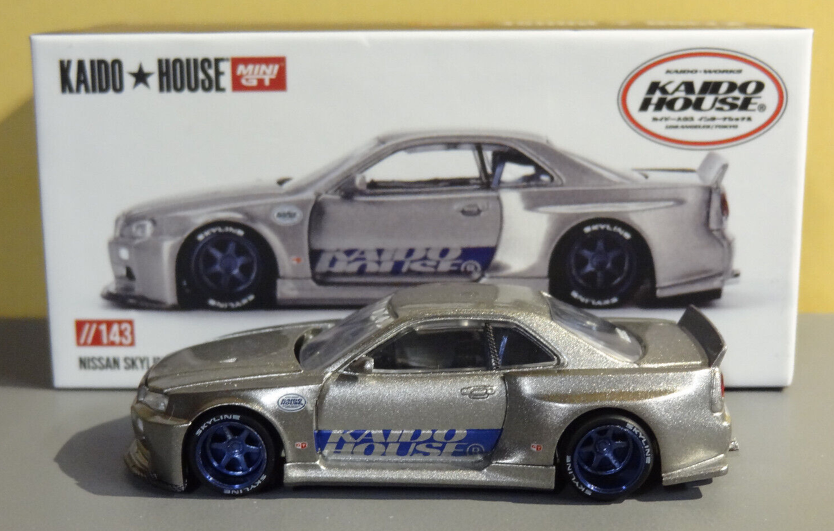 KAIDO HOUSE x MINI GT NISSAN SKYLINE GT-R R34 KAIDO WORKS KAIDO HOUSE x MINI GT NISSAN SKYLINE GT-R R34 KAIDO WORKS