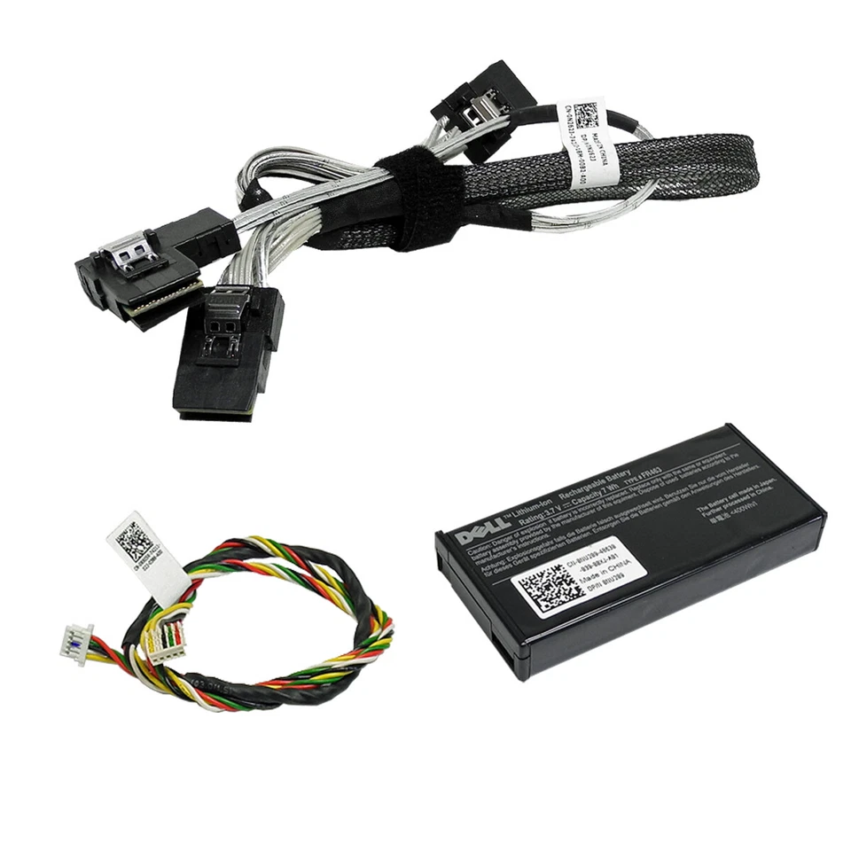 DELL PERC H700 6Gb/s PCI-E x8 512MB SAS RAID Controller K883J + BBU + Cable - Image 3 of 3