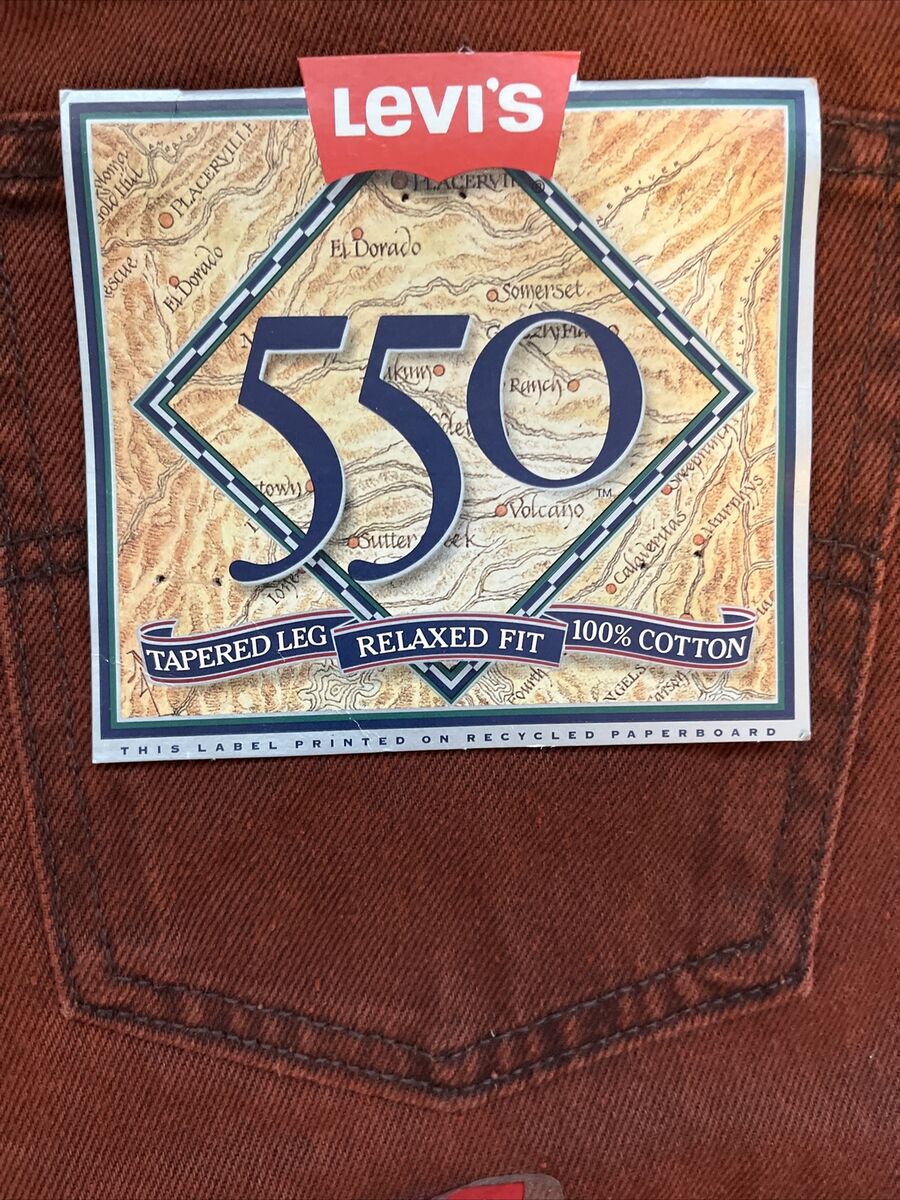 Vintage Levis 550 jean size 38x30 dead stock nwt made in usa Vintage Levis 550 jean size 38x30 dead stock nwt made in usa