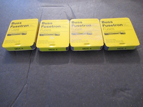 20 BUSS MDX-4 MDX4 BUSSMANN FUSES 250V Slow blow NEW NOS - Picture 2 of 9