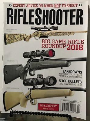 Rifle Shooter Big Game Rifle Roundup September/October 2018 FREE SHIPPING JB
